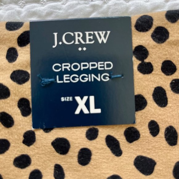 J. Crew Brown and Tan Leopard Print Leggings - Picture 4 of 7
